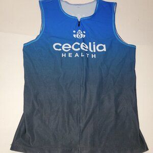Cecilia Health Cycling Jersey Medium See Photos 1/2 zip